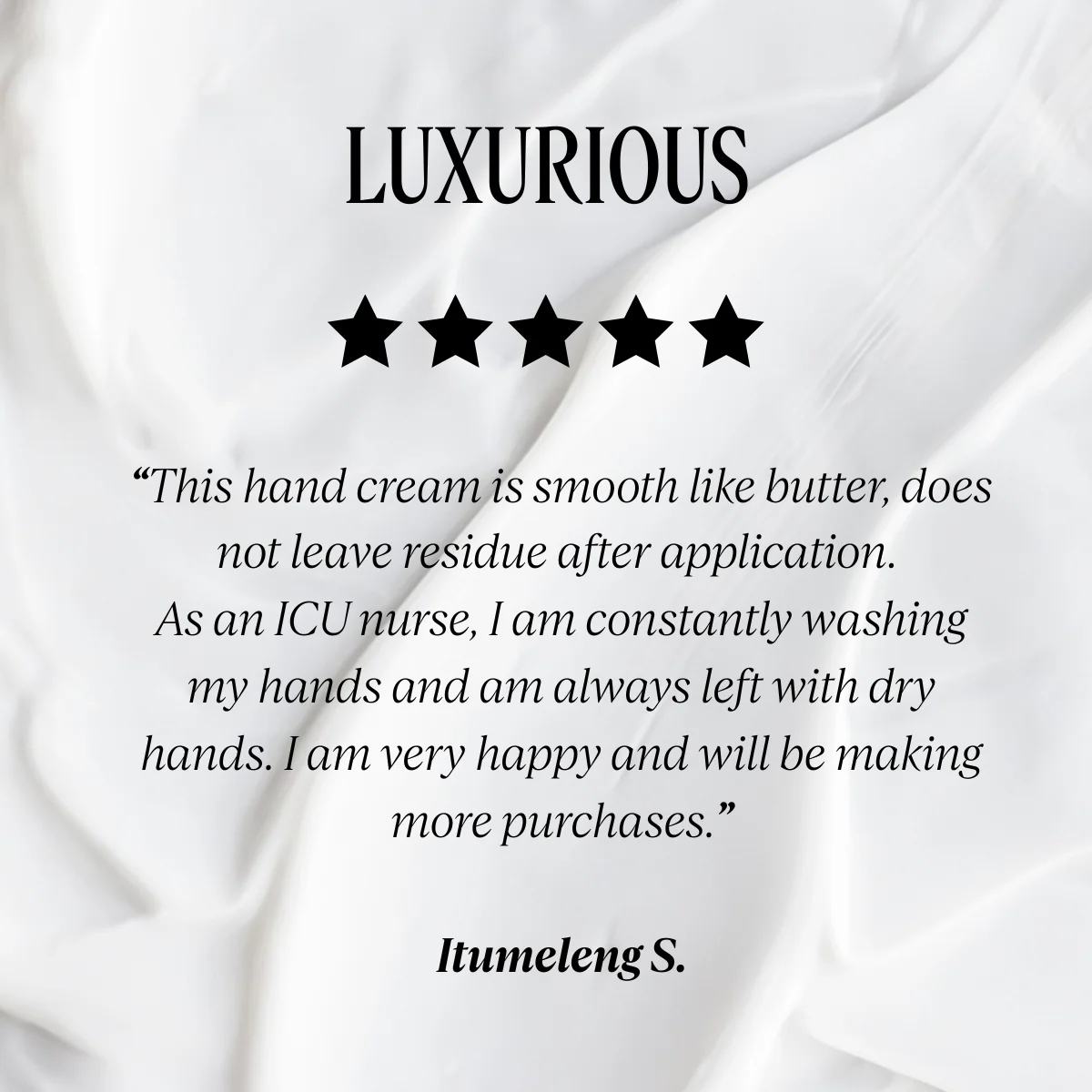 Shea Butter Hand Cream (Luxury Size) - Image 7